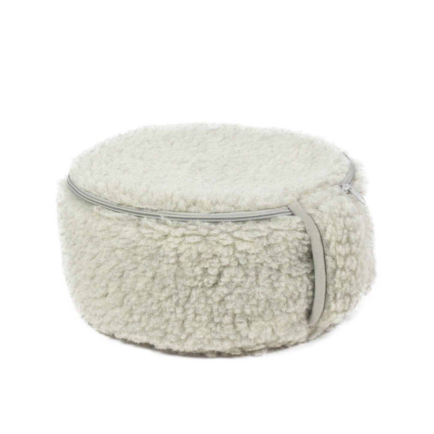 Merino Wool Meditation Cushion White